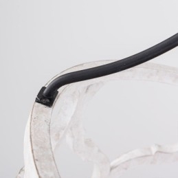 Lampada a sospensione a lanterna in stile vintage a 4 luci