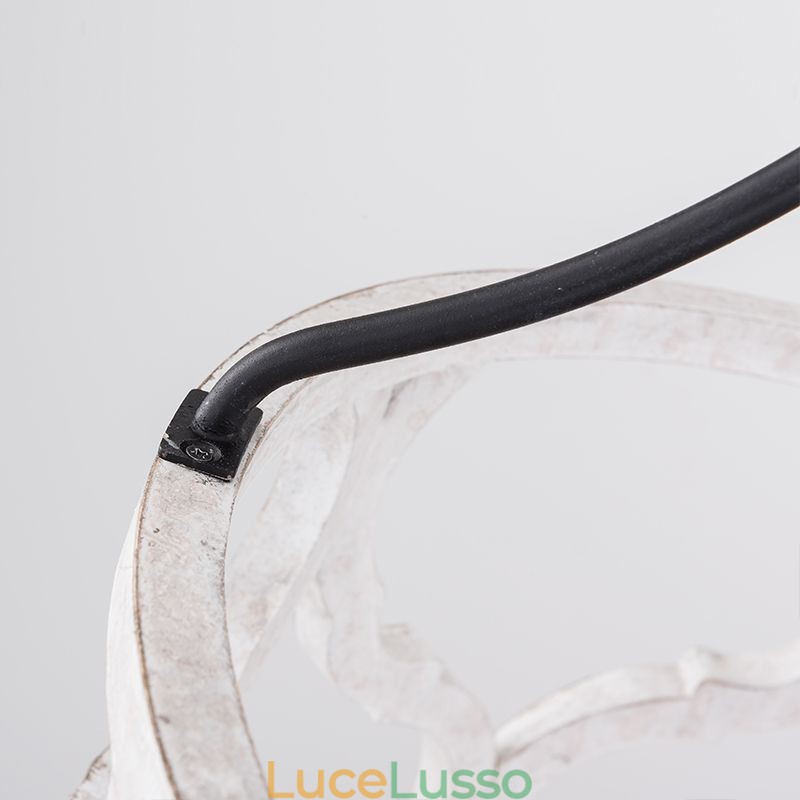 Lampada a sospensione a lanterna in stile vintage a 4 luci