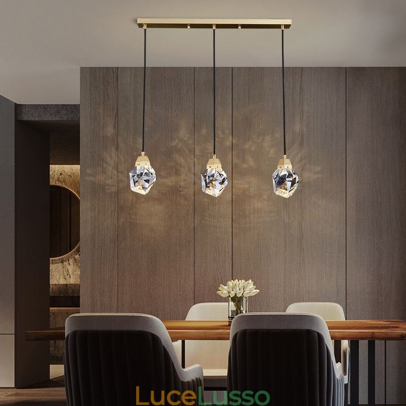 Mini semplice sfera di cristallo luce lampada a sospensione luce da soffitto