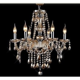 Lampadario in vetro elettroplaccato in cristallo moderno contemporaneo tradizionale classico vintage
