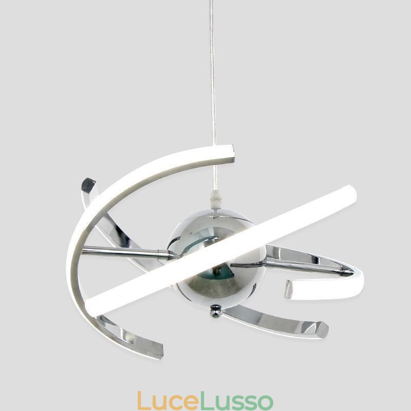 Lampada a sospensione decorativa a globo girevole