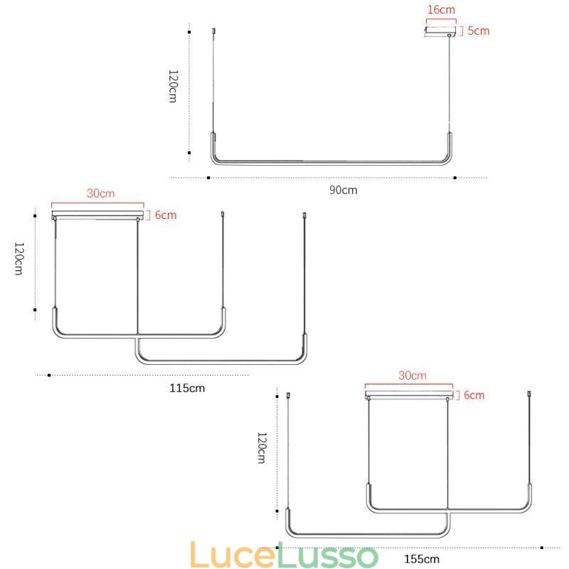 Lampada a sospensione moderna e minimalista