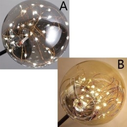 Lampada a sospensione Magic Bean Lampada a sospensione Gypsophila in stile nordico con sfera in vetro