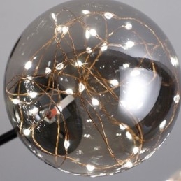 Lampada a sospensione Magic Bean Lampada a sospensione Gypsophila in stile nordico con sfera in vetro