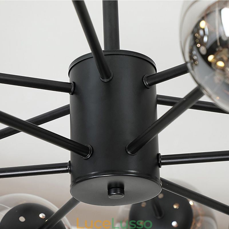 Lampada a sospensione Magic Bean Lampada a sospensione Gypsophila in stile nordico con sfera in vetro