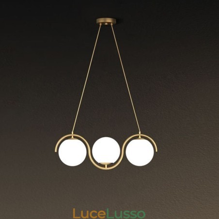 Lampada a sospensione moderna a globo in vetro, lampada minimalista Lampada a sospensione moderna a globo in vetro, lampada minimalista