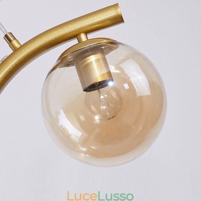 Moderna lampada a sospensione minimalista a forma di ramo, 4 lampade, luce decorativa