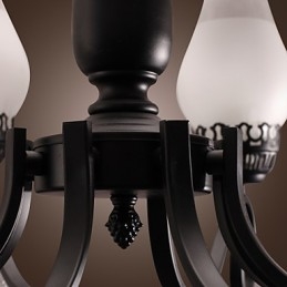 Lampadario dipinto in stile candela classico tradizionale