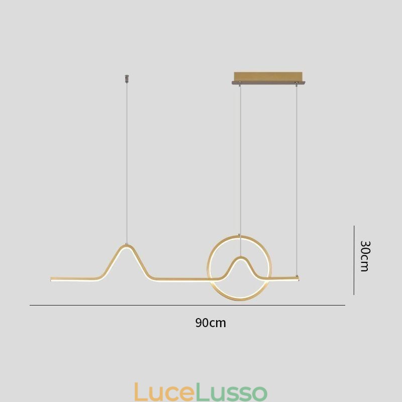 Lampada a sospensione minimalista decorativa 52W