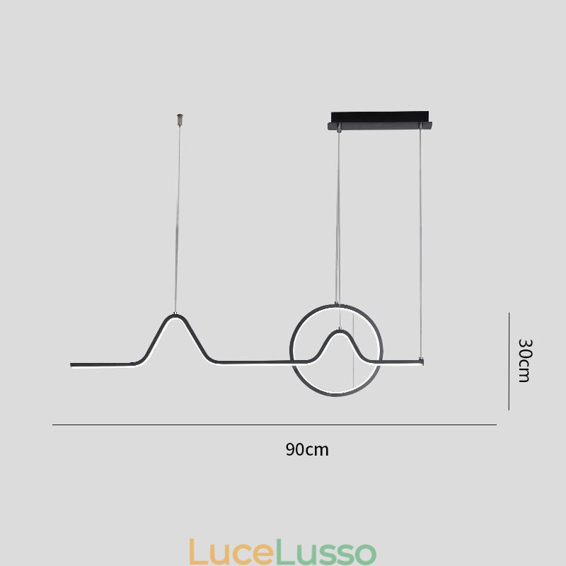 Lampada a sospensione minimalista decorativa 52W
