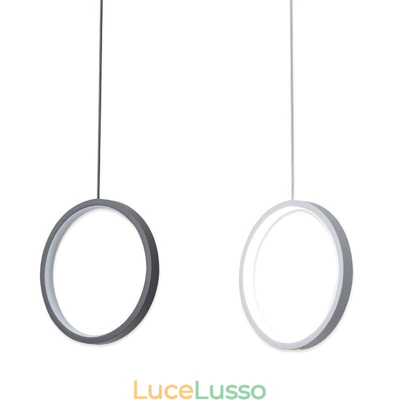 Lampada a sospensione minimalista ad anello Lampada da soffitto decorativa