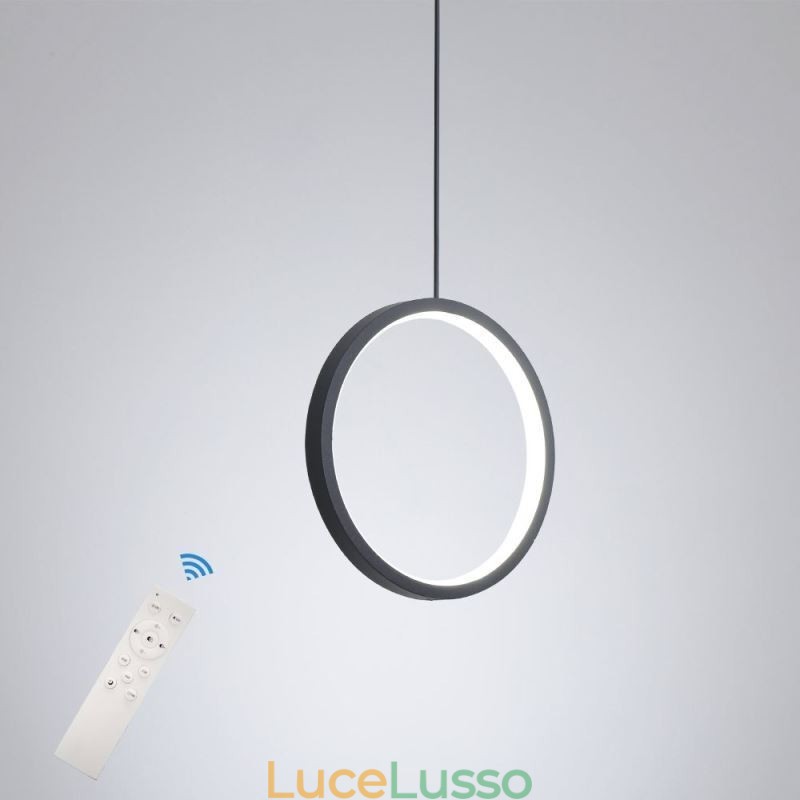 Lampada a sospensione minimalista ad anello Lampada da soffitto decorativa