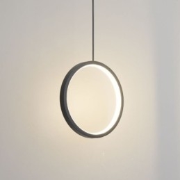 Lampada a sospensione minimalista ad anello Lampada da soffitto decorativa