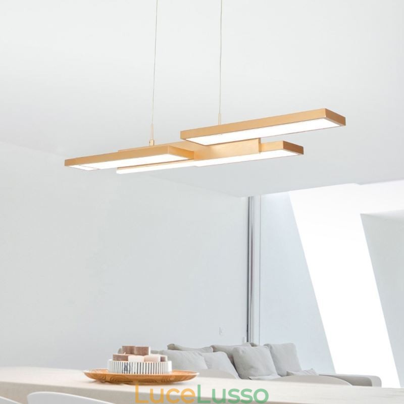 Lampada a sospensione moderna Lampada a soffitto orizzontale