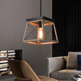 Lampada a sospensione a luce singola in stile vintage