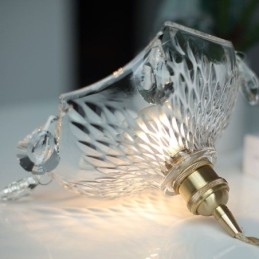 Lampada a sospensione moderna minimalista in vetro a luce singola