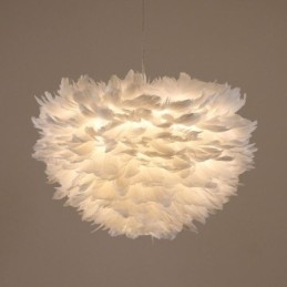 Lampadario decorativo a forma di piuma