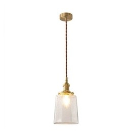 Lampada a sospensione moderna minimalista in vetro Lampada da soffitto decorativa