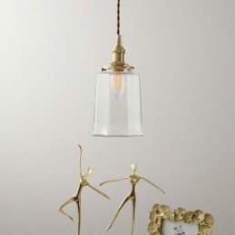 Lampada a sospensione moderna minimalista in vetro Lampada da soffitto decorativa