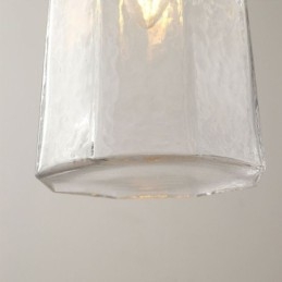 Lampada a sospensione moderna minimalista in vetro Lampada da soffitto decorativa