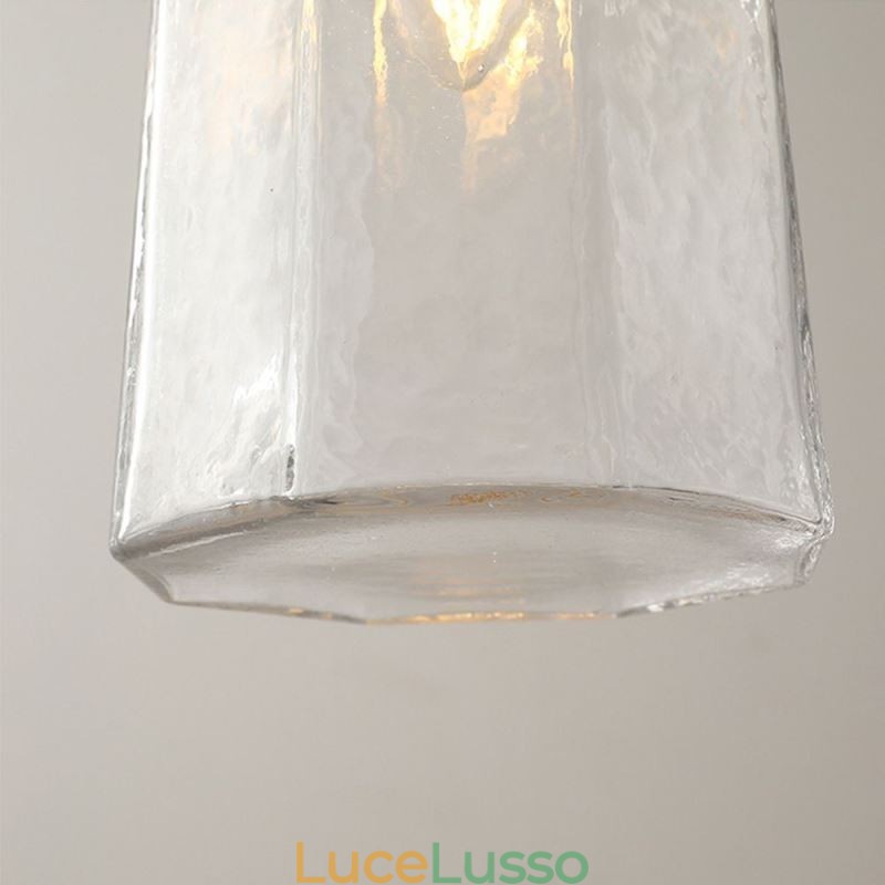 Lampada a sospensione moderna minimalista in vetro Lampada da soffitto decorativa