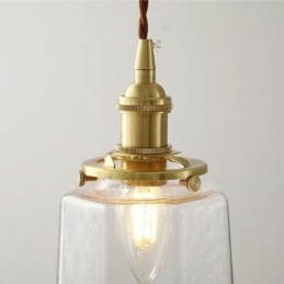 Lampada a sospensione moderna minimalista in vetro Lampada da soffitto decorativa