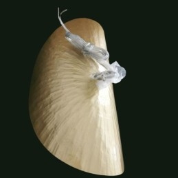Lampada a sospensione in ottone, moderna e minimalista, lampada da soffitto a forma di foglia di loto