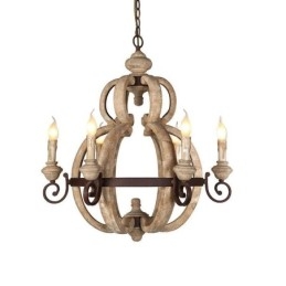 Lampada a sospensione in legno Lampada da soffitto retrò nordica