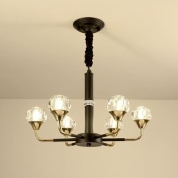 Lampadario moderno in cristallo Elegante lampadario in cristallo
