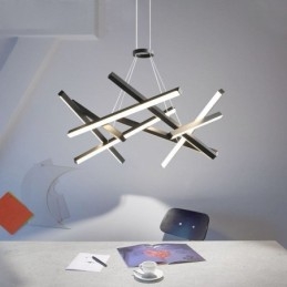 Moderna semplice lampada a sospensione in gel di silice a forma di nido d'uccello
