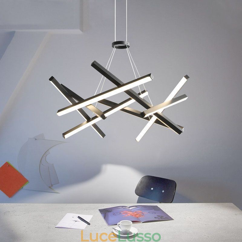 Moderna semplice lampada a sospensione in gel di silice a forma di nido d'uccello