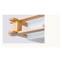 Lampada a sospensione creativa in rovere a 3 luci, lampada da soffitto decorativa in legno, stile caffetteria