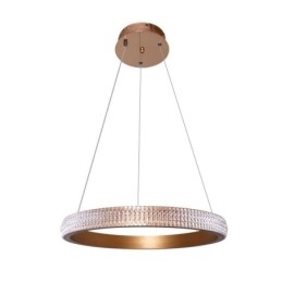 Lampada a sospensione ad anello, lampadario minimalista in acrilico