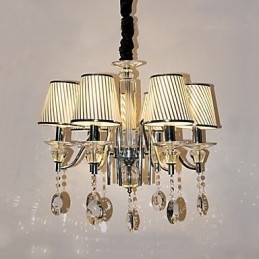 Lampadario moderno contemporaneo in cristallo elettroplaccato