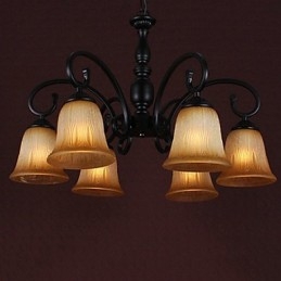 Lampadario dipinto in stile classico tradizionale