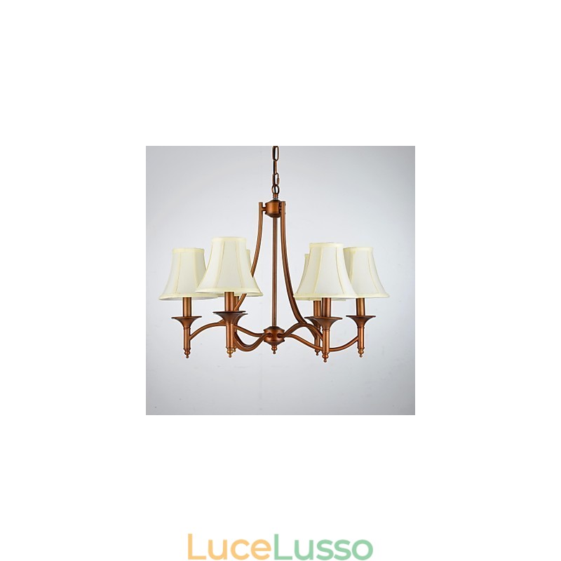 Moderno Contemporaneo Tradizionale Classico Rustico Lodge Vintage Country Lampada a sospensione in metallo ottone anticato