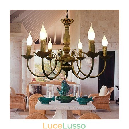 Lampadario in metallo elettroplaccato Lampadario in metallo elettroplaccato