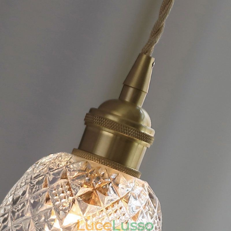 Lampada a sospensione moderna in vetro con fiore, 1 luce, lampada decorativa