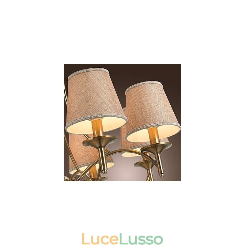 Moderno Contemporaneo Tradizionale Classico Rustico Lodge Country Island Vintage Lampadario in metallo ottone