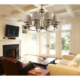 Moderno Contemporaneo Tradizionale Classico Rustico Lodge Country Island Vintage Lampadario in metallo ottone