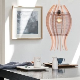 Lampada a sospensione fai da te a forma di pesce in legno nordico