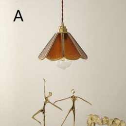 Mini lampada a sospensione in vetro, moderna lampada da soffitto in vetro semplice