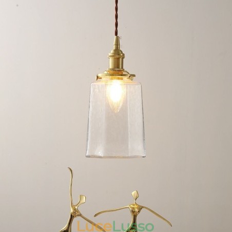 Lampada a sospensione moderna minimalista in vetro Lampada da soffitto decorativa Lampada a sospensione moderna minimalista in vetro Lampada da soffitto decorativa