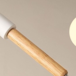 Lampada a sospensione nordica Lampada a sospensione creativa a forma di fagiolo magico