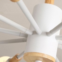 Lampada a sospensione nordica Lampada a sospensione creativa a forma di fagiolo magico