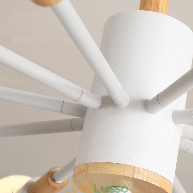 Lampada a sospensione nordica Lampada a sospensione creativa a forma di fagiolo magico