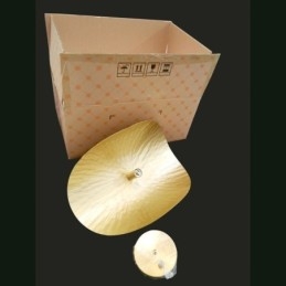 Lampada a sospensione in ottone, moderna e minimalista, lampada da soffitto a forma di foglia di loto