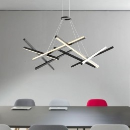 Moderna semplice lampada a sospensione in gel di silice a forma di nido d'uccello