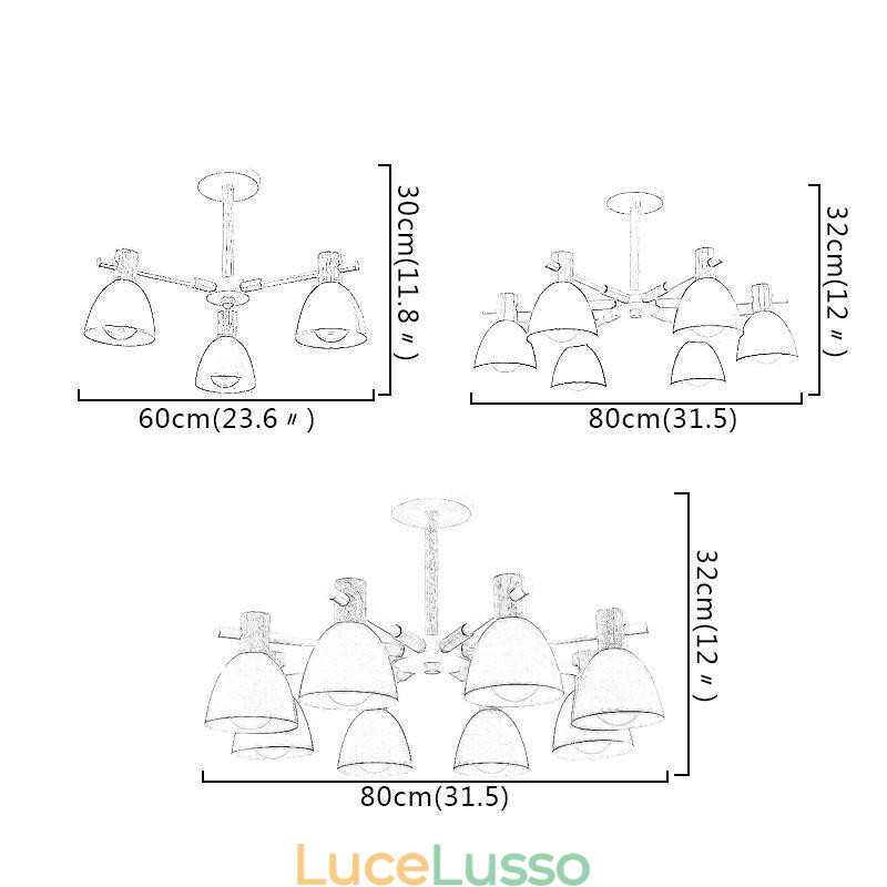 Moderna semplice lampada a sospensione Macaron illuminazione creativa in legno