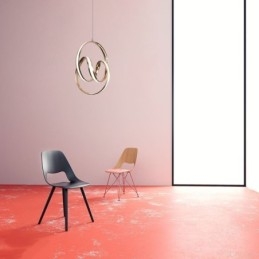 Lampada a sospensione moderna e minimalista, lampada a sospensione circolare unica, isola